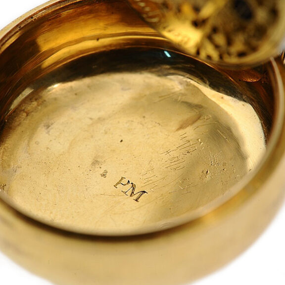 English pair-cased quarter repeating à toc pocket watch Circa 1760 English pair-cased quarter repeating à toc pocket watch Circa 1760