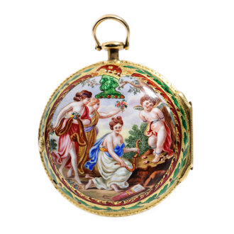English pair-cased quarter repeating à toc pocket watch Circa 1760