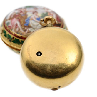 English pair-cased quarter repeating à toc pocket watch Circa 1760