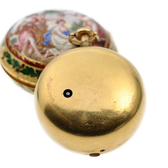 English pair-cased quarter repeating à toc pocket watch Circa 1760 English pair-cased quarter repeating à toc pocket watch Circa 1760