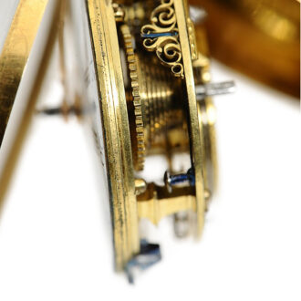 English gold enamel watch with matching chatelaine Circa 1774