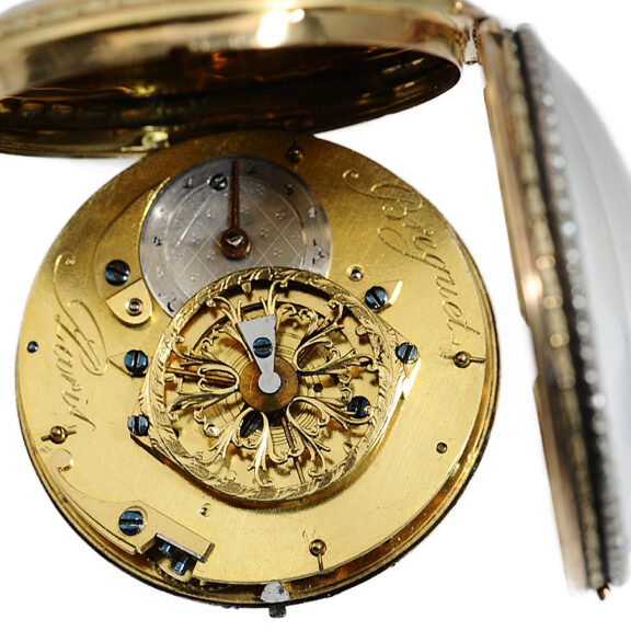 French gold enamel gentleman's pocket watch Circa 1800 French gold enamel gentleman's pocket watch Circa 1800