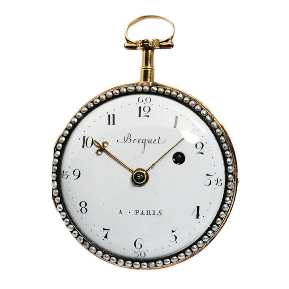 French gold enamel gentleman's pocket watch Circa 1800 French gold enamel gentleman's pocket watch Circa 1800