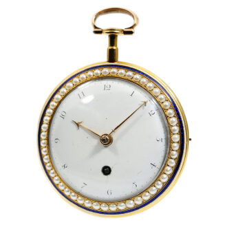 English precious pocket watch with matching chatelaine Circa 1810