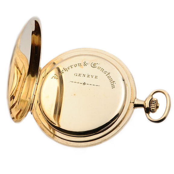Swiss gold hunting cased Geneva pocket watch Circa 1925 Swiss gold hunting cased Geneva pocket watch Circa 1925