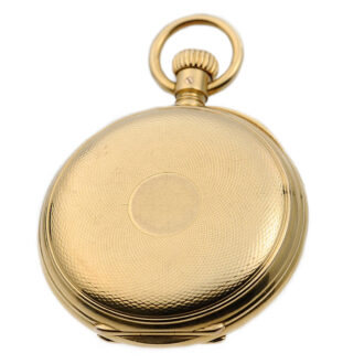 German fine 18k gold Glashütte pocket watch Circa 1892
