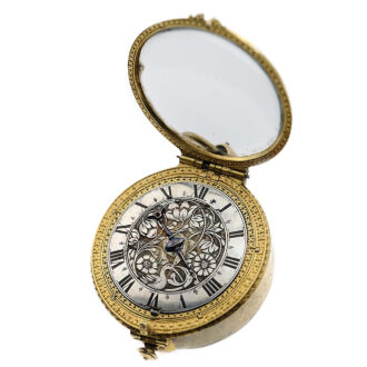 Swiss silver one-handed pre-balance spring watch Circa 1650