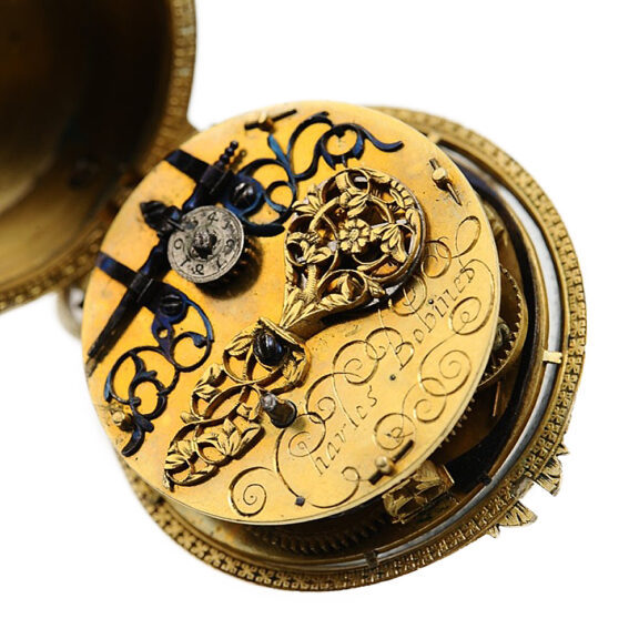 Swiss silver one-handed pre-balance spring watch Circa 1650 Swiss silver one-handed pre-balance spring watch Circa 1650