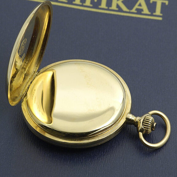 German 18-carat gold Glashütte pocket watch Circa 1905 German 18-carat gold Glashütte pocket watch Circa 1905