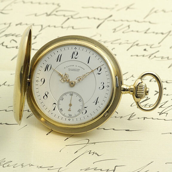 German 18-carat gold Glashütte pocket watch Circa 1905 German 18-carat gold Glashütte pocket watch Circa 1905