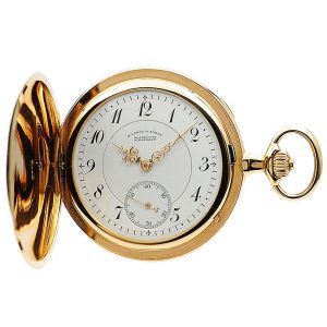 German 18-carat gold Glashütte pocket watch Circa 1905