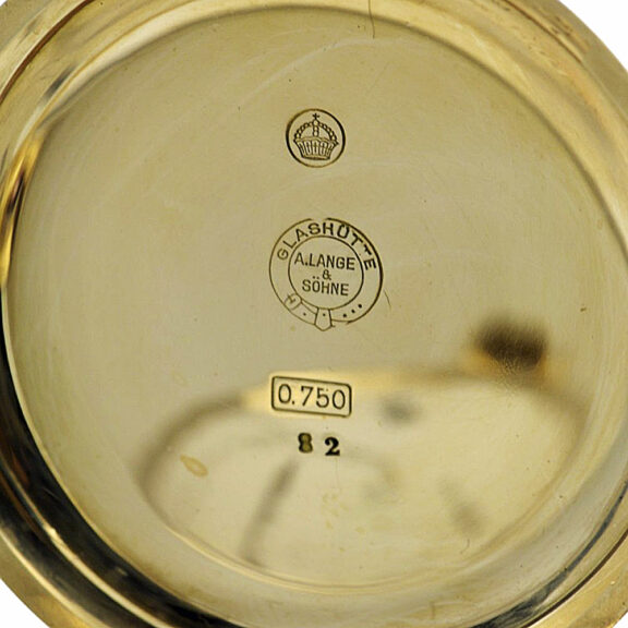 German gold chronometer hunting cased watch Circa 1888 German gold chronometer hunting cased watch Circa 1888