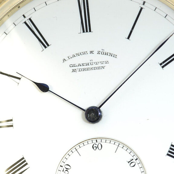 German gold chronometer hunting cased watch Circa 1888 German gold chronometer hunting cased watch Circa 1888
