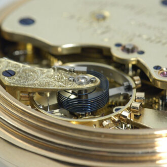 German gold chronometer hunting cased watch Circa 1888 German gold chronometer hunting cased watch Circa 1888