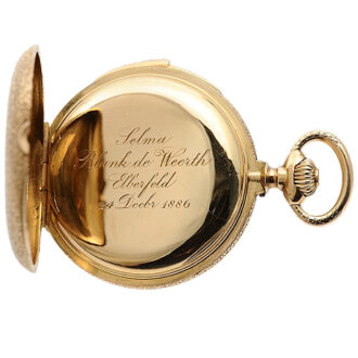 German extremely rare lady’s repeating pocket watch Circa 1886
