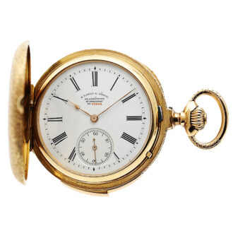 German extremely rare lady’s repeating pocket watch Circa 1886