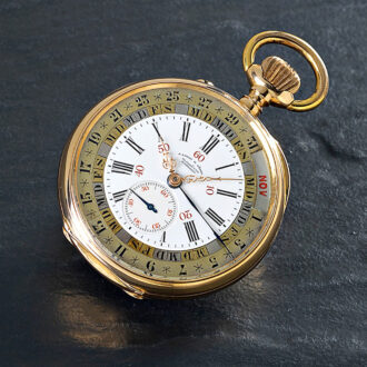 German important and extremely rare pocket watch Circa 1886