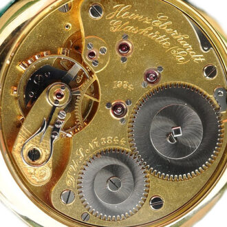 German rare gold graduate’s pocket watch Circa 1934