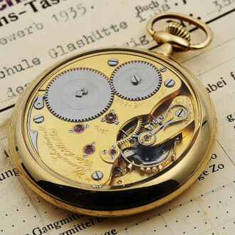 German rare gold graduate’s pocket watch Circa 1934