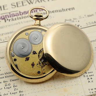 German rare gold graduate’s pocket watch Circa 1934