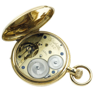 Rare German decorative hunting cased pocket watch Circa 1877