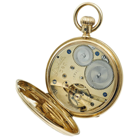 Rare German decorative hunting cased pocket watch Circa 1877 Rare German decorative hunting cased pocket watch Circa 1877
