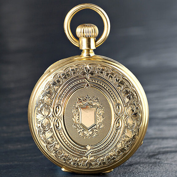 Rare German decorative hunting cased pocket watch Circa 1877 Rare German decorative hunting cased pocket watch Circa 1877