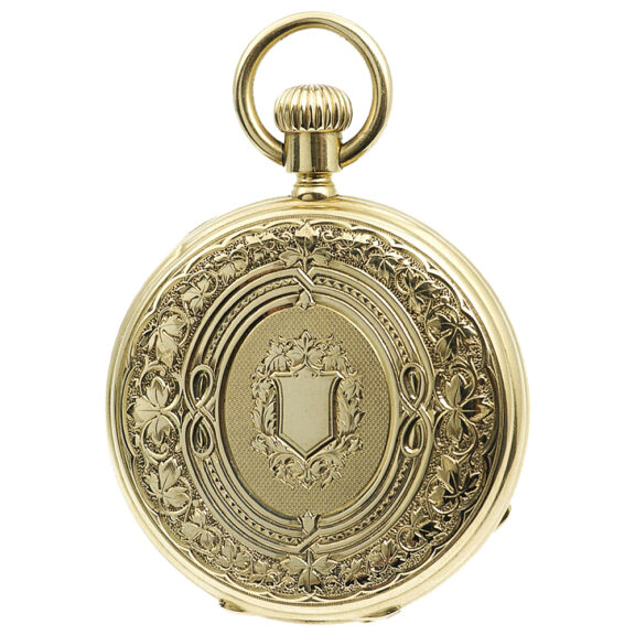 Rare German decorative hunting cased pocket watch Circa 1877 Rare German decorative hunting cased pocket watch Circa 1877
