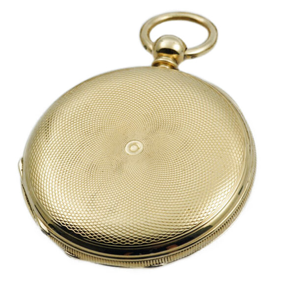 Fine German hunting cased lever watch with chain Circa 1866 Fine German hunting cased lever watch with chain Circa 1866