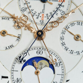 German astronomical minute repeating pocket watch Circa 1890