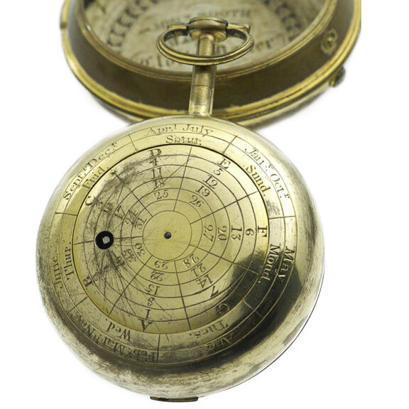 English remarkable double-cased verge pocket watch Circa 1790 English remarkable double-cased verge pocket watch Circa 1790
