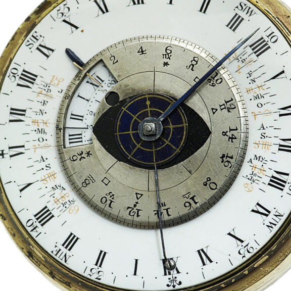 English remarkable double-cased verge pocket watch Circa 1790 English remarkable double-cased verge pocket watch Circa 1790