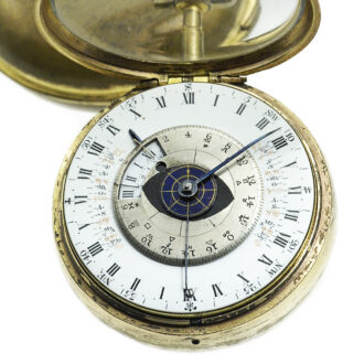 English remarkable double-cased verge pocket watch Circa 1790 English remarkable double-cased verge pocket watch Circa 1790