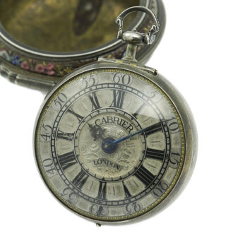 English unusual and extremely rare verge pocket watch circa 1710