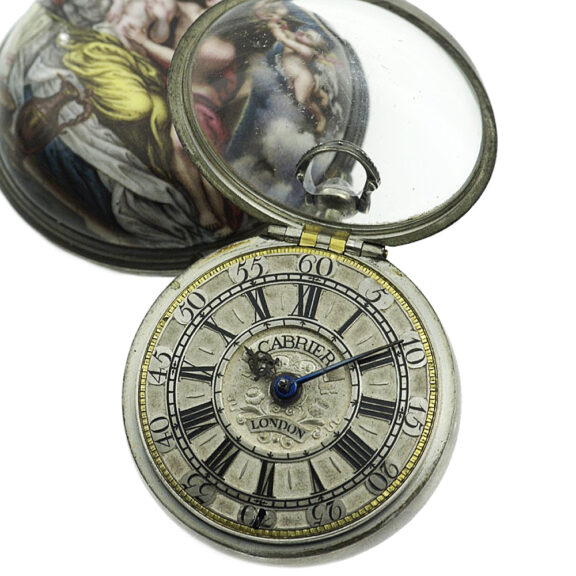 English unusual and extremely rare verge pocket watch circa 1710 English unusual and extremely rare verge pocket watch circa 1710