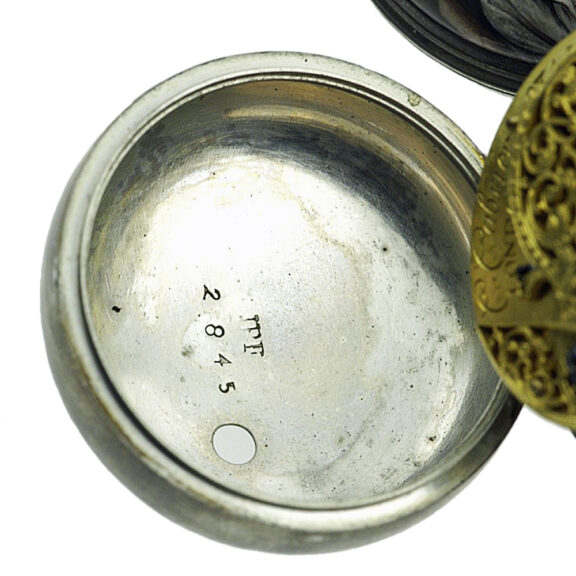 English unusual and extremely rare verge pocket watch circa 1710 English unusual and extremely rare verge pocket watch circa 1710