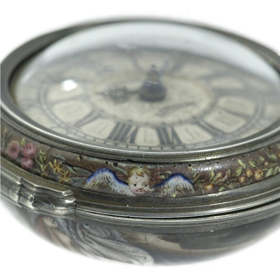 English unusual and extremely rare verge pocket watch circa 1710 English unusual and extremely rare verge pocket watch circa 1710