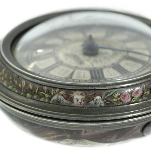 English unusual and extremely rare verge pocket watch circa 1710 English unusual and extremely rare verge pocket watch circa 1710