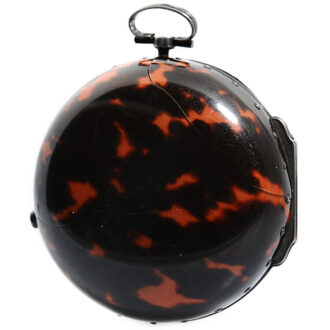 English triple cased pocket watch with Tortoiseshell case Circa 1720 English triple cased pocket watch with Tortoiseshell case Circa 1720