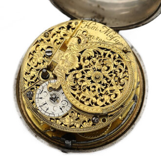 English triple cased pocket watch with Tortoiseshell case Circa 1720 English triple cased pocket watch with Tortoiseshell case Circa 1720