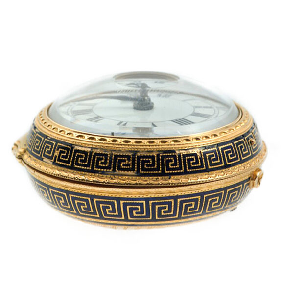 Gold quarter repeating pair-cased cylinder watch Circa 1733 Gold quarter repeating pair-cased cylinder watch Circa 1733