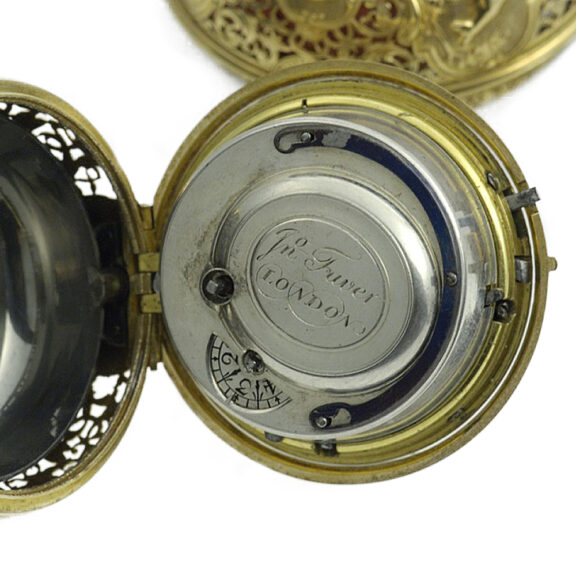 English pair-cased repeating verge pocket watch Circa 1770 English pair-cased repeating verge pocket watch Circa 1770