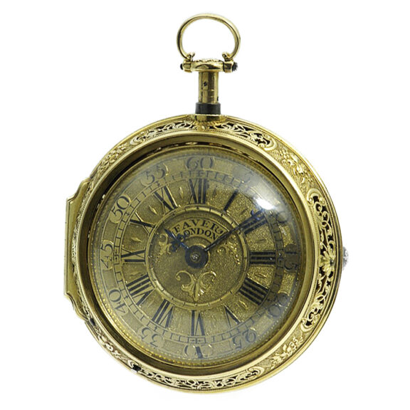 English pair-cased repeating verge pocket watch Circa 1770 English pair-cased repeating verge pocket watch Circa 1770
