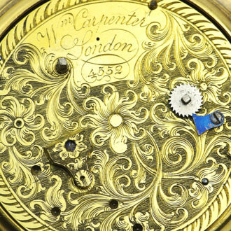 English coach watch made for the Chinese market Circa 1790