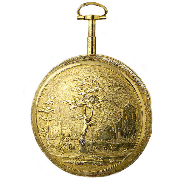 English silver astronomical coach clock with alarm Circa 1780 English silver astronomical coach clock with alarm Circa 1780