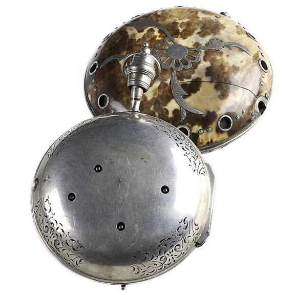 German silver repeating coach clock with alarm and date Circa 1760 German silver repeating coach clock with alarm and date Circa 1760