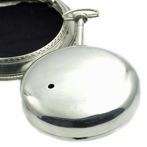 English attractive silver pair-cased verge pocket watch Circa 1786 English attractive silver pair-cased verge pocket watch Circa 1786