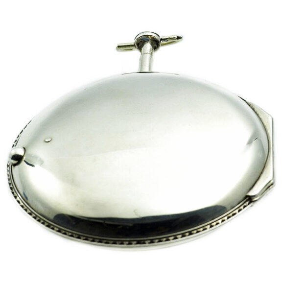 English attractive silver pair-cased verge pocket watch Circa 1786 English attractive silver pair-cased verge pocket watch Circa 1786