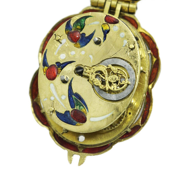 French or possibly German rare rock crystal watch Circa 1620 French or possibly German rare rock crystal watch Circa 1620
