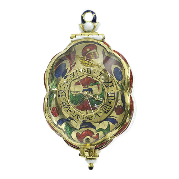 French or possibly German rare rock crystal watch Circa 1620 French or possibly German rare rock crystal watch Circa 1620